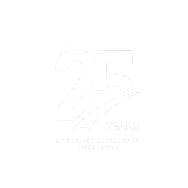 25 Years of Service Excellence (1999-2024)